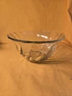 Vintage Swirl Optic Anchor HOCKING 6 1/2"Clear glass Serving Bowl
