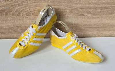 Adidas Okapi Rennfahrer Sneaker Wildleder Gelb Gr. 5,5 = 38   38,5 Vintage Y2K
