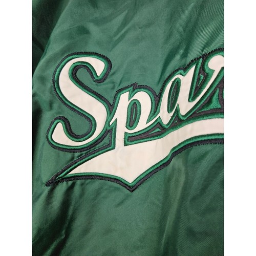 Steve Barrys L Michigan St Spartans Pullover Windbreaker Retro Embroidered - Picture 5 of 5