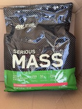 Optimum Nutrition Serious Mass Strawberry Flavour | 16 Servings 5.45KG | 06/27 8.17 per kilo
