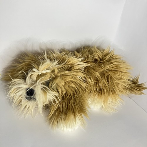 Peluche vintage Dakin Lou Rankin Annabelle Shih Tzu cane cucciolo 15" - Foto 9 di 9