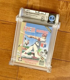 R.B.I. Baseball Nintendo NES RBI New & Sealed 9.2 Box A+ Seal WATA CGC VGA Rare