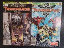 DRAGONSLAYER #1 #2 MARVEL COMICS 1981 COMPLETE SERIES MOVIE ADAPTATION O'NEIL VF