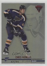 2001-02 Pacific Private Stock Titanium Red 47/94 Chris Pronger #118 HOF 4ry