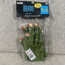 Vintage New Horror Hands Halloween Display Prop Zombie PMG Green