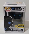 Superman Silhouette Glow Entertainment Earth Exclusive Funko Pop 07 Box Damage