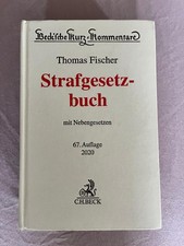 Fischer, Thomas | Strafgesetzbuch (StGB) Kommentar | 67. Auflage 2020