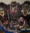 80 Pc Vtg-Now Boho Color Retro Estate Costume Jewelry Wear/Sell/Craft 4.5# LT64