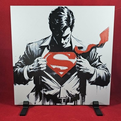 Hero Reveal 3D Wall Art 8x8 Comic Inspired Symbolic Super Character Decor