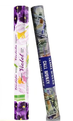 @ Darshan Combo Violet And Call Money Llama Dinero Incense Sticks For Home - Picture 5 of 6