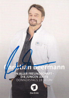 Autogramm - Christian Beermann (In aller Freundschaft - Die jungen Ärzte)