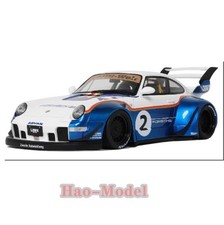 GT SPIRIT 1/18 Porsche RWB 911 993 LB Resin Diecast Car Model adults Gifts White