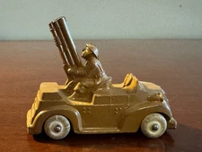 Vintage Barclay BV4 151 Army Truck w/ Gun 2-3/4in long! NM!