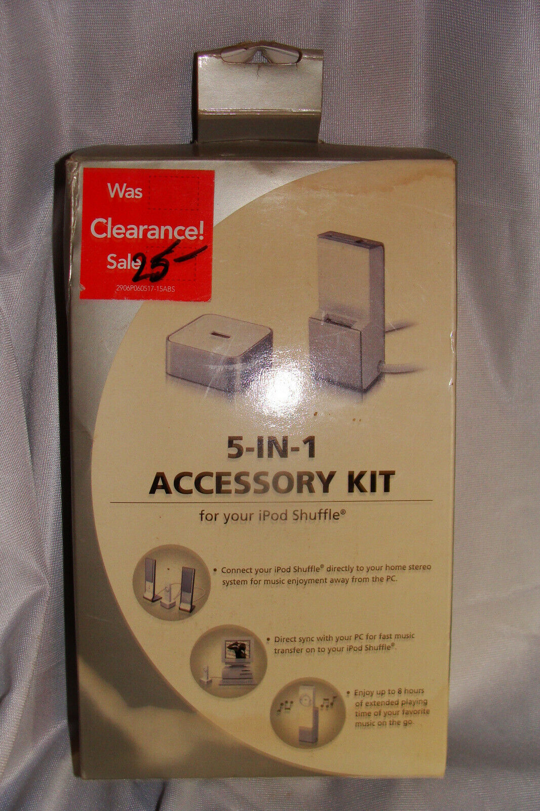 barajar Caliza aprendiz RadioShack 5-in-1 Accessory Kit for your iPod Shuffle NEW 40293015732 | eBay