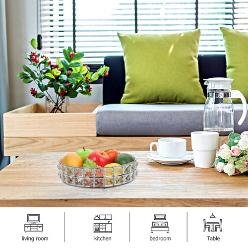 Runde Obst-fach Klar Obst-fach Zarte Snack Tablett Lebensmittel Tablett - Bild 9 von 12