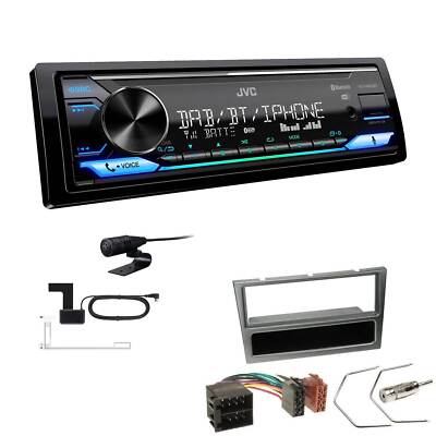 JVC Digital Autoradio DAB+ Bluetooth für Opel Corsa C 2000-2004 charcoal