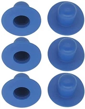 Ground Swimming Pool Filter Pump Strainer Hole Plug Stopper for INTEX (6 Pack)