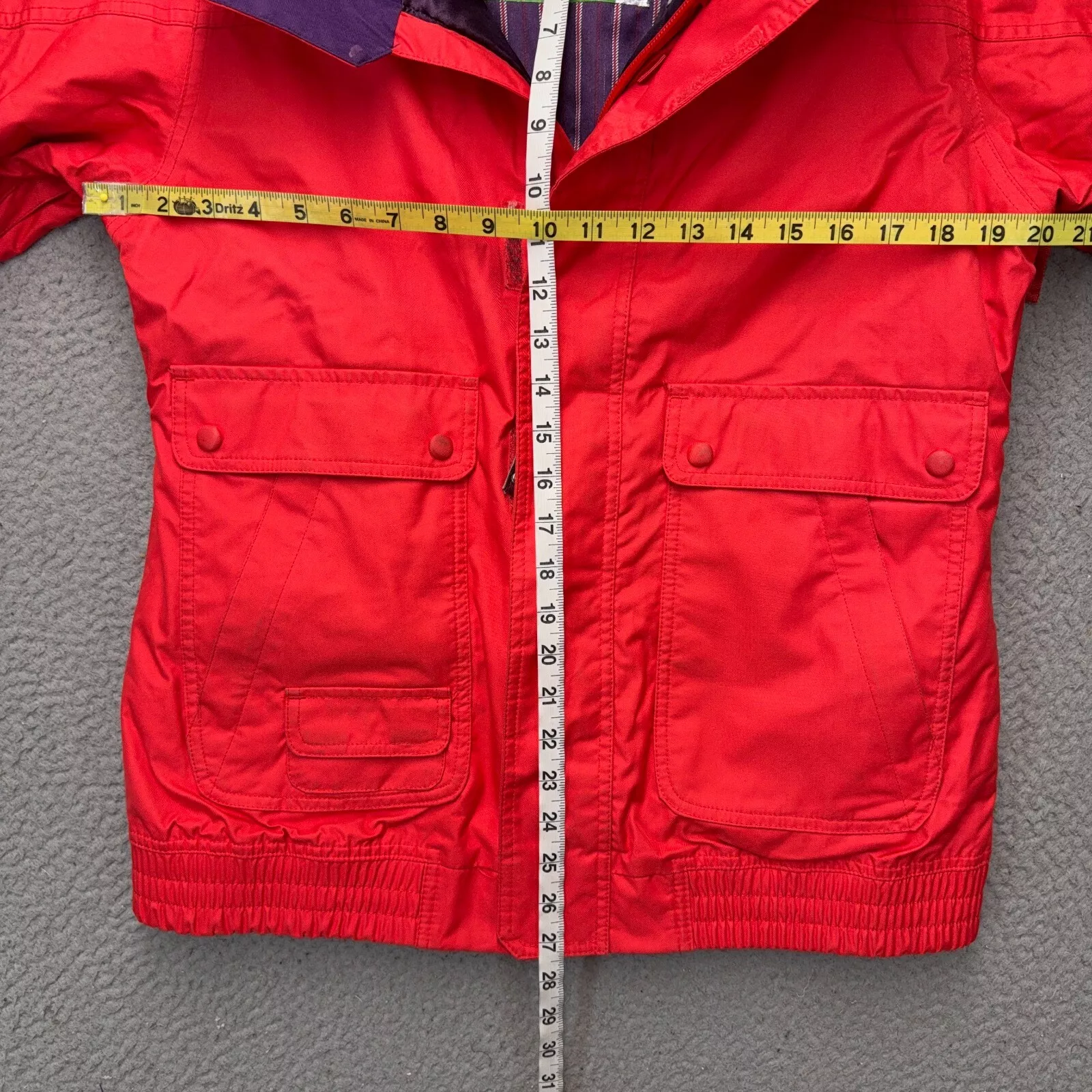 burton snowboard dryride parka vented jacket