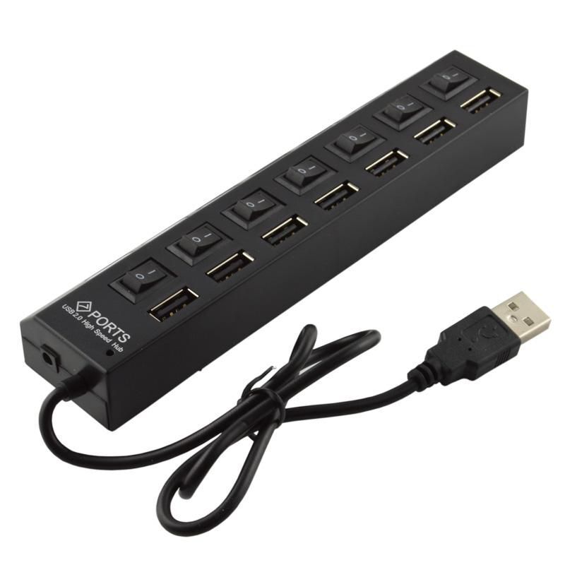 Hub USB 7 Porte 2.0 Gaming Setup - Espansione per Periferiche RGB