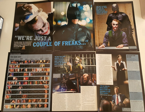 Batman The Dark Knight Christopher Bale Clippings Heath Ledger Gary Oldman - Picture 3 of 6