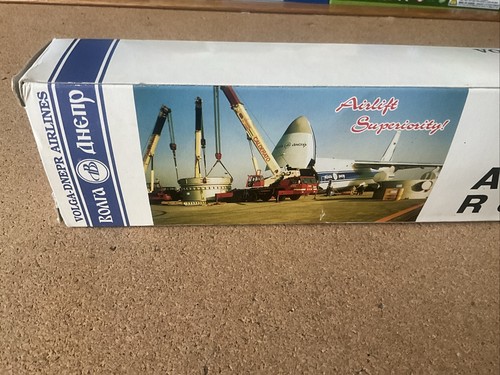Antonov AN-124-100,Volga Dnepr Airlines Russian Ruslan 1:400 NEW SEALED CONTENTS - Picture 13 of 14