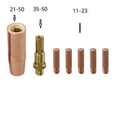 7pk mig gun Contact Tips Nozzle Diffuser Fits Weldpro MIG200GDsv Welder Parts