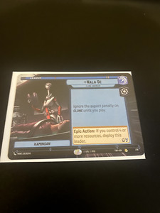 Nala Se- Star Wars Unlimited Twilight The Republic - Rare Hyperspace