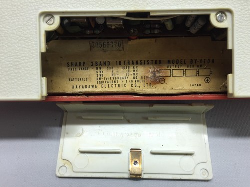 Sharp Model 2 speaker system Transistor 10 Antique Portable Radio - Picture 4 of 16