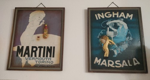 Paar Werbebilder, Martini und Marsala Ingham, Vintage, 3D Poster - Bild 20 von 24