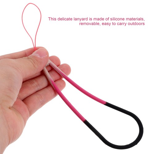 6 Pcs Geflochtenes Silikon -Lanyard Handschlaufe Für Telefon Handy - Zdjęcie 9 z 12