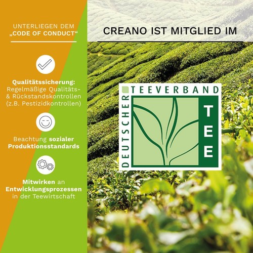 Creano 4 Teeblumen Geschenkbox - Teelini weißer & grüner Tee im Tassenformat - Bild 4 von 8