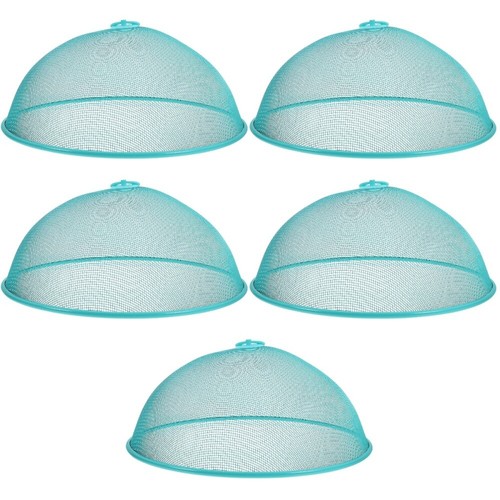 5pcs Metal Mesh Screen Food Cover Tent Iron Food tendance Covers Mesh Food Cover Net