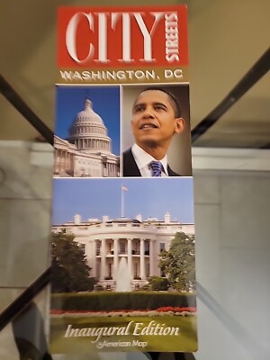 2009 Washington DC Street Map. INAUGURAL EDITION. RARE!! 