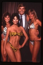 Automan Chuck Wagner Bikini Girls Photo Shoot Original 35mm Transparency Stamped