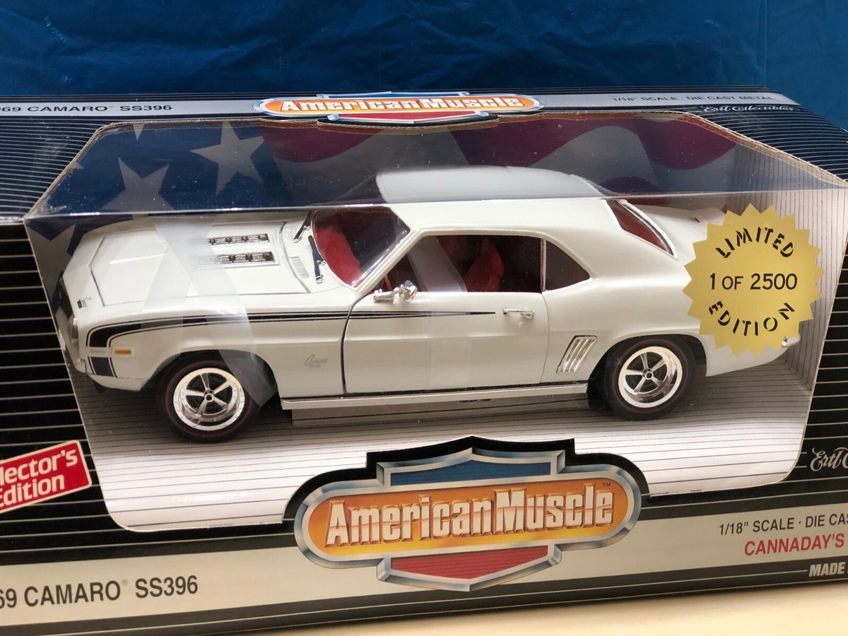 CANNADAY'S 1969 CAMARO SS 396 ERMINE WHITE 1:18 ERTL