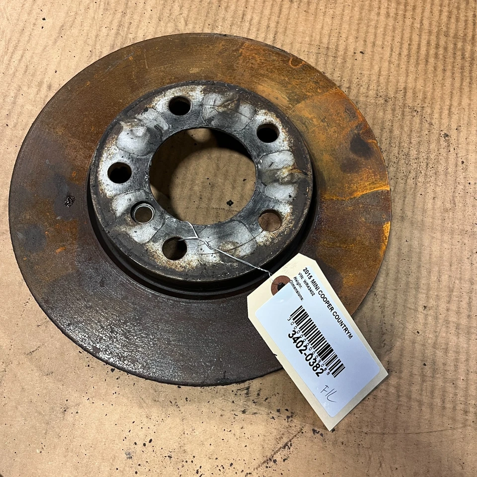 Disco rotor de freno delantero izquierdo o derecho MINI COOPER COUNTRYMAN 2011-2016 FABRICANTE DE EQUIPOS ORIGINALES Foto 2 de 4
