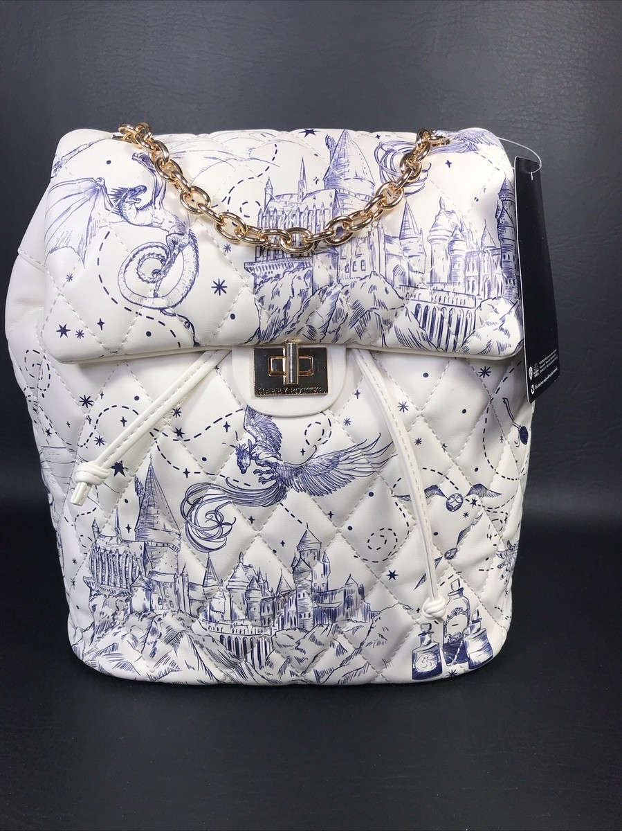 New! Harry Potter Hogwarts Icon Quilted Mini Backpack 