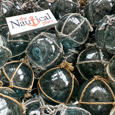 (1) - 2.5" Japanese Glass Fishing Float, Authentic Japan Fish Net Buoy