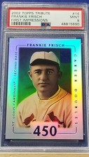 Frankie Frisch - 2002 Topps Tribute First Impressions   PSA 9  #1/19