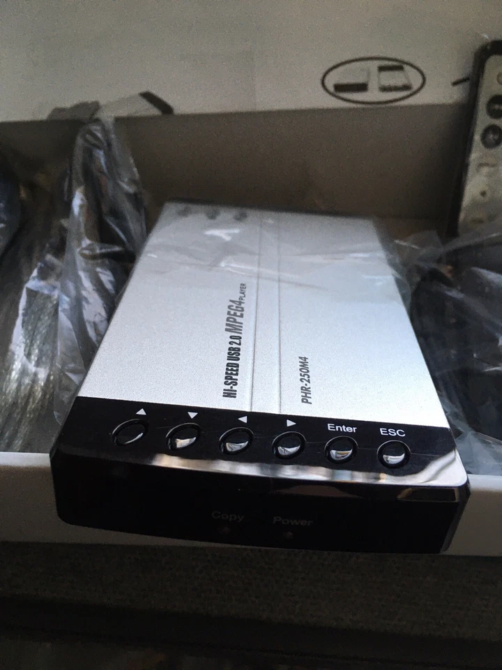 External Drive MPEG4 Play Record PHR 250M4 Hi-Speed USB 2.0 HDD For 2.5" HDD - Image 2 of 4