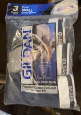 Gildan Boys small Boxer / Briefs 3 Pair