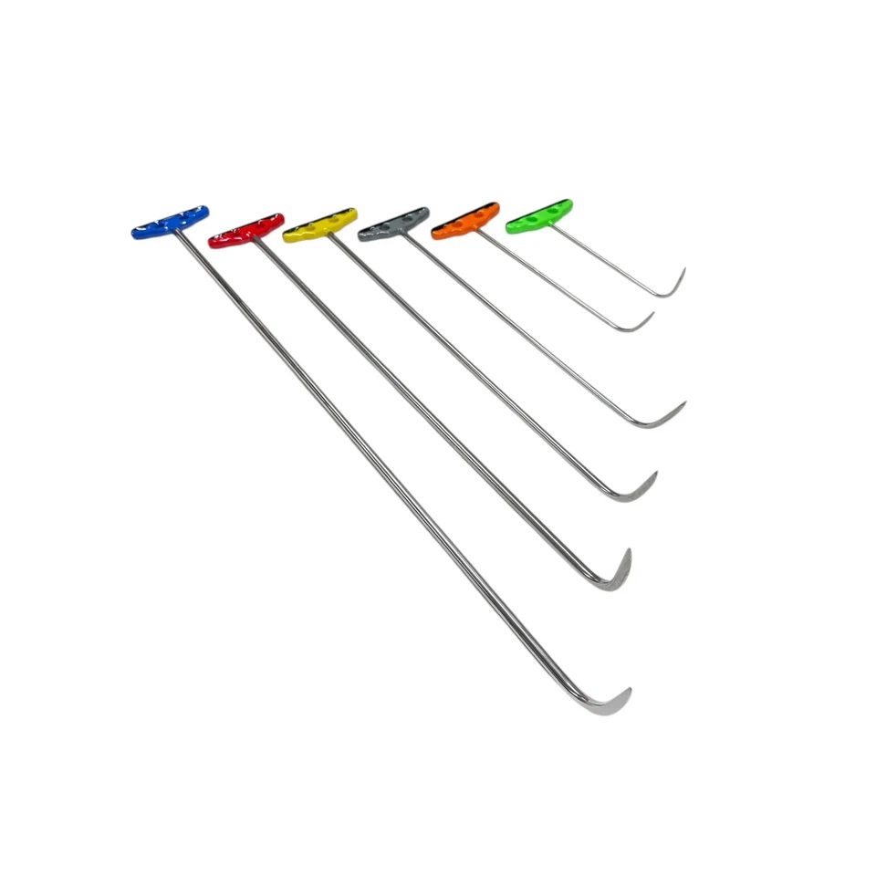 Elvora Edition 6-Piece Sharp Tip Single Bend White Paintless Dent Repair PDR - Image 4 of 4