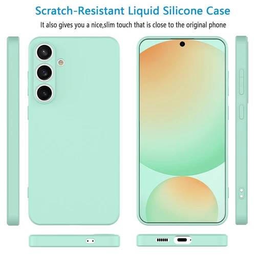 For Samsung Galaxy S25 Ultra S24 FE S23 Plus Silicone Case Phone Protective Case - Bild 39 von 44