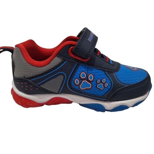 Paw Patrol Toddler Boys Light up Sneakers Size 7 Blue Slip on Lightweight Shoes - Picture 14 of 15