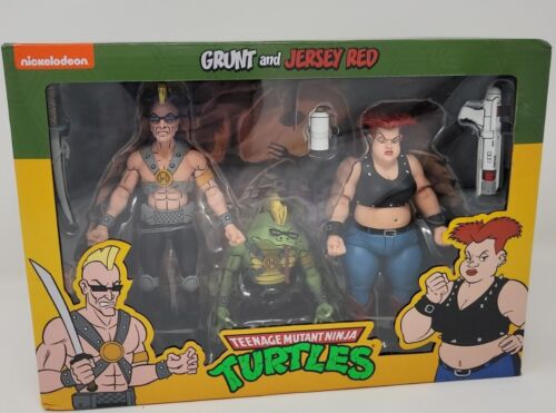 NECA Teenage Mutant Ninja Turtles Grunt & Jersey Red 2pk TMNT Target NEW 2023 - Picture 1 of 2