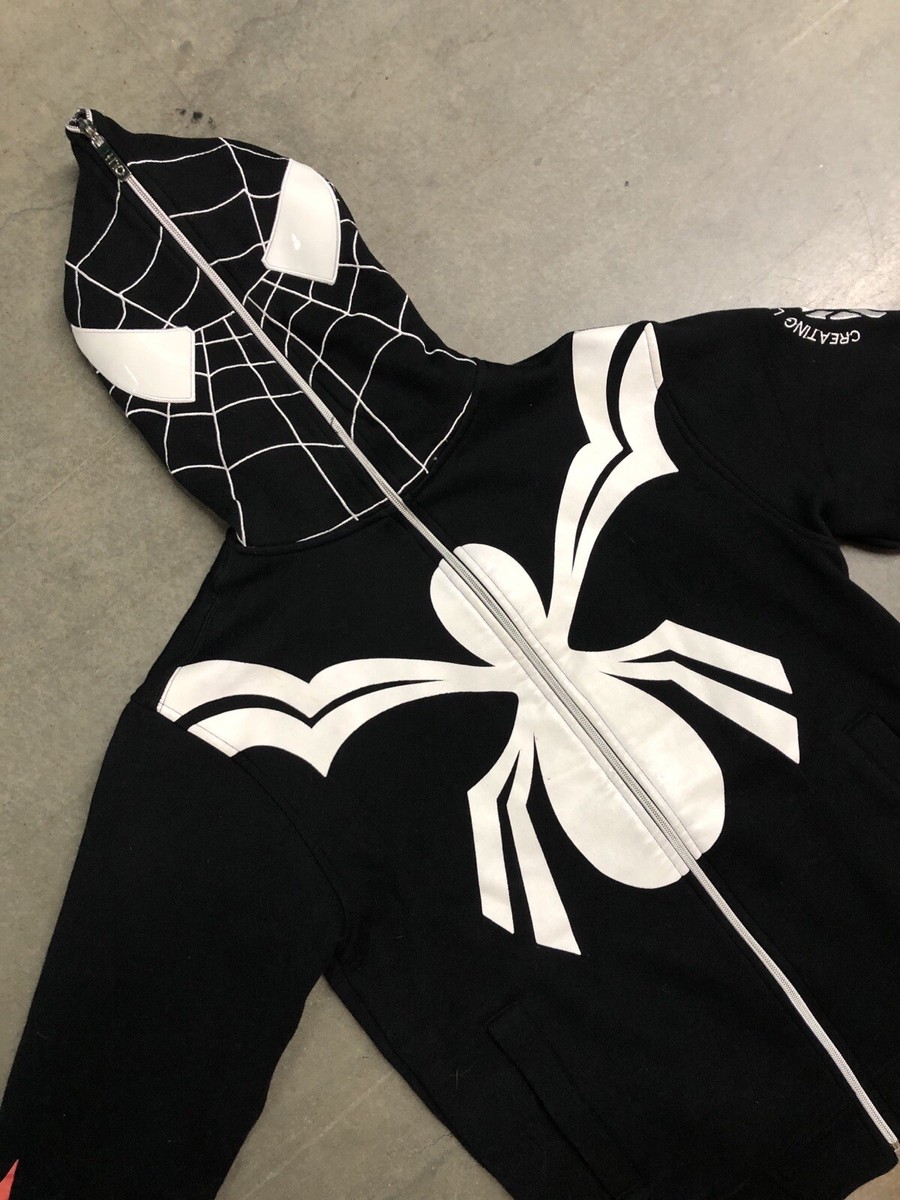 Y2K Creating Limitless Heights Venom Spider-Man Fully Zip Mask