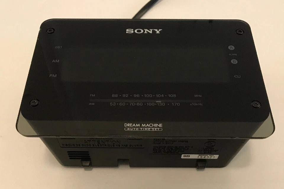 Sony Dream Machine Clock Radio ICF-C414  Large Display Dual Alarm AutoTime  - Image 3 of 4