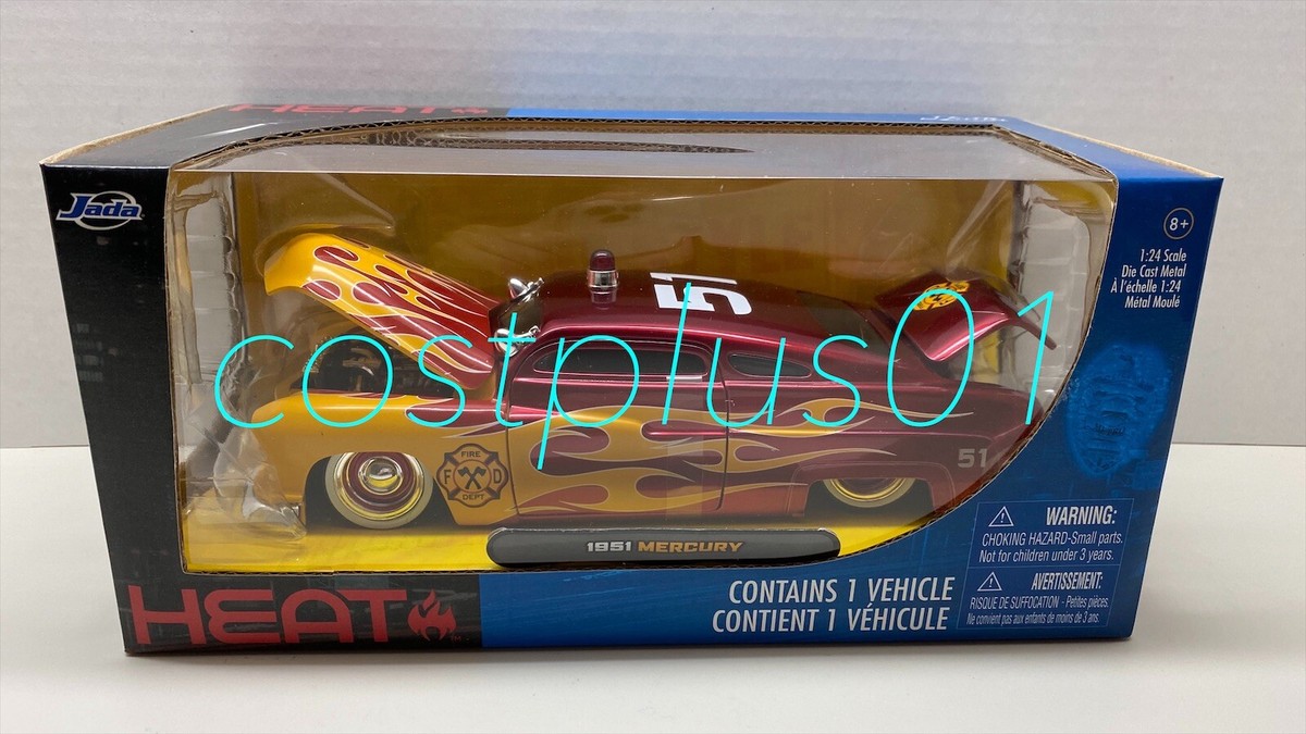 Jada Toys 1/24モデル1951FORD MERCURY 1951 Mercury Custom Red Diecast Model Car | Jada Toys
