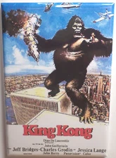 King Kong MAGNET 2" x 3" Refrigerator Locker Movie Poster Image 2