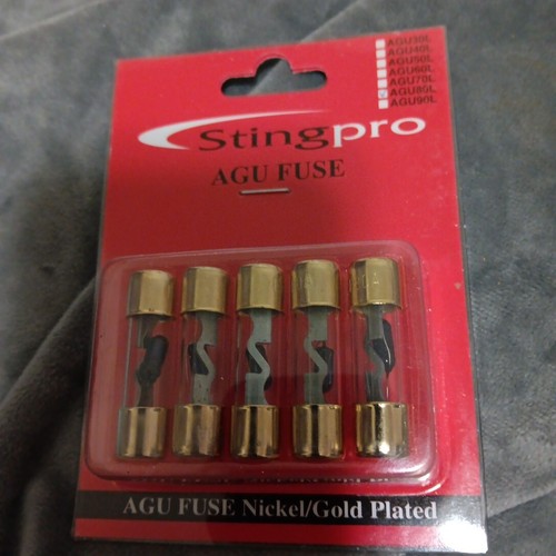 Sting Pro Agu Fuse Nickel/Gold Plated - AGU80L (F80A) 5 IN Set
